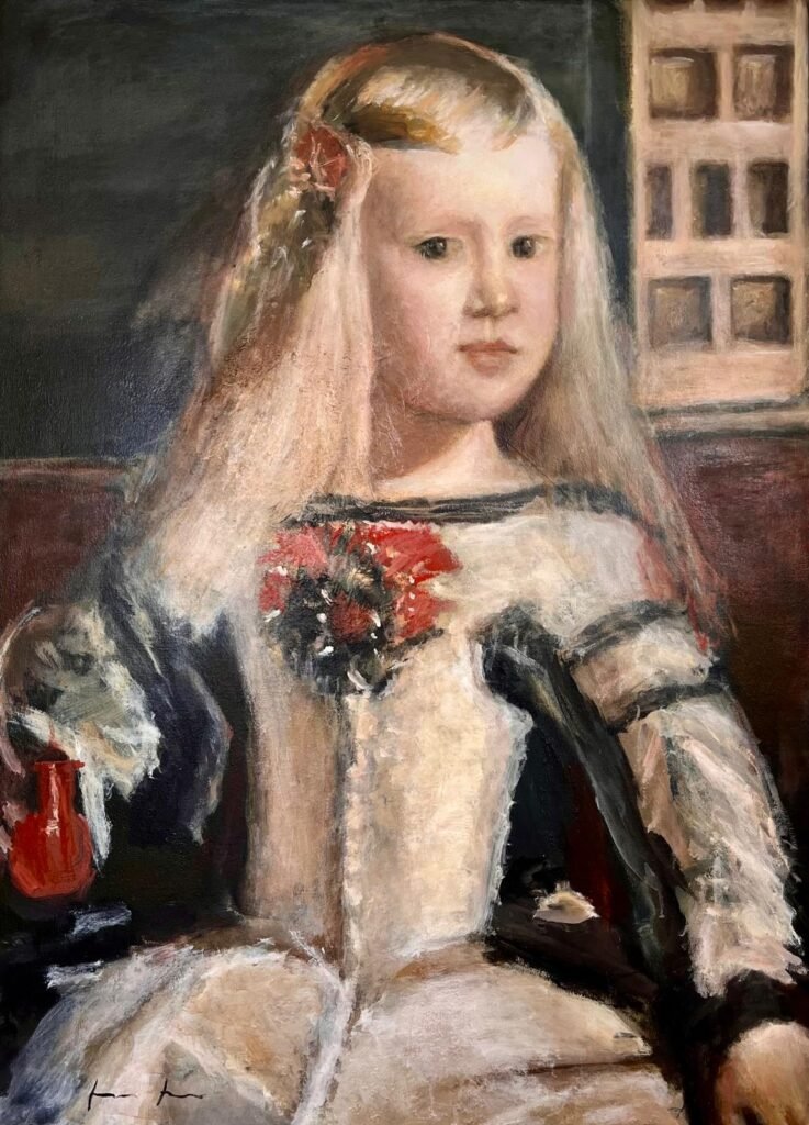 Extracto de las Meninas de Velázquez 100 x 73 cm