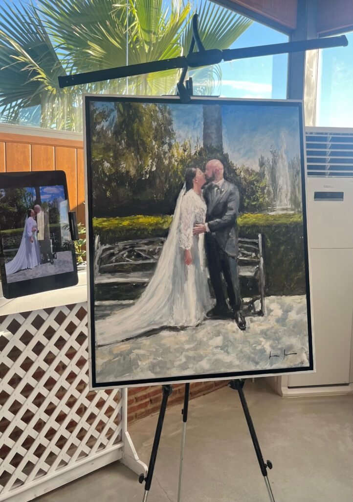 Live Wedding Painting
