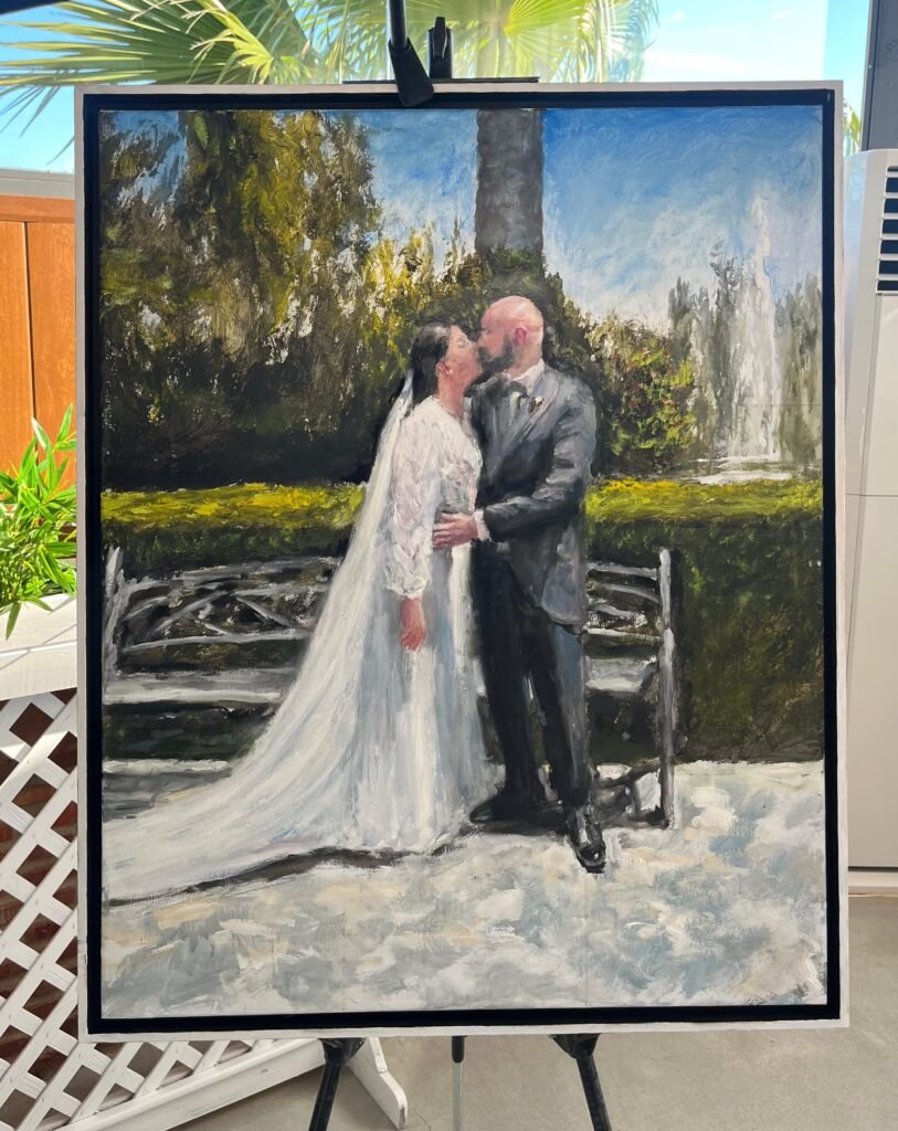 Live Wedding Painting