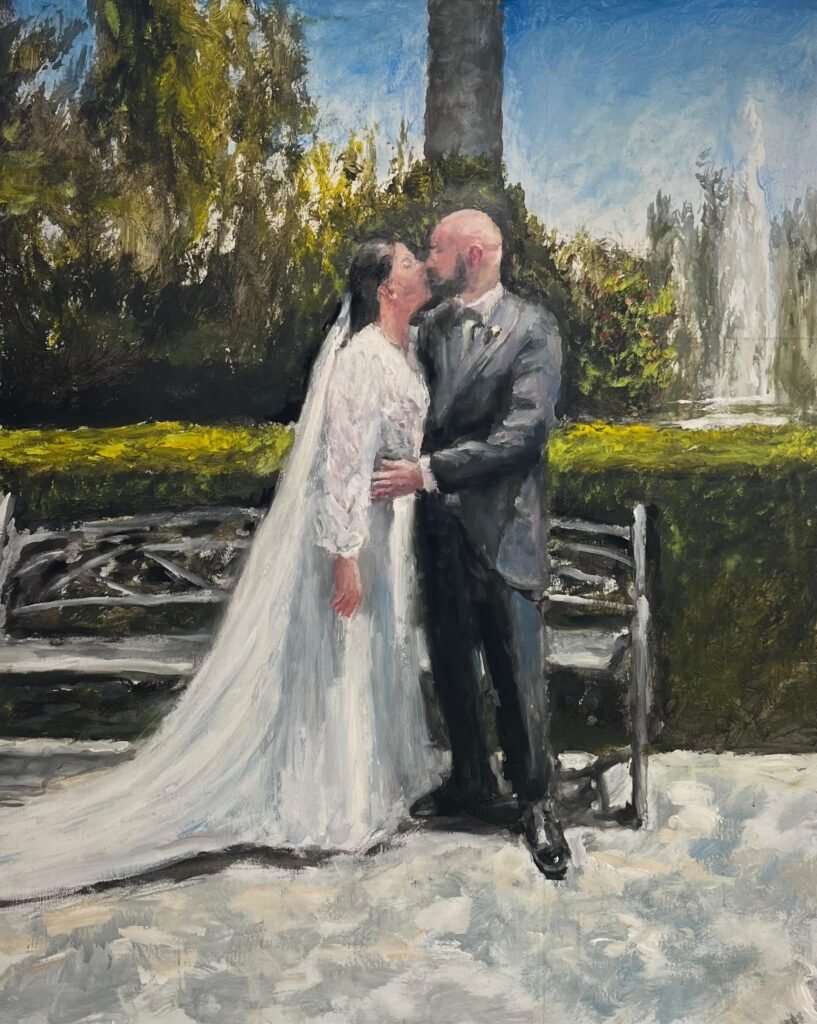 Live Wedding Painting